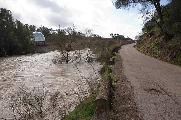 Guadalquivirrivier passeren andujar — Stockfoto