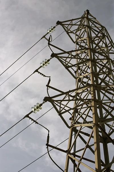 Stanowisko wysokiego napięcia elektrycznego — Zdjęcie stockowe