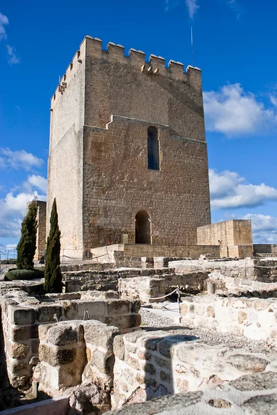 Archeologische blijft in de citadel van la mota — Stockfoto