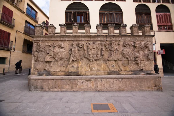 Fuente de los álamos — Foto de Stock