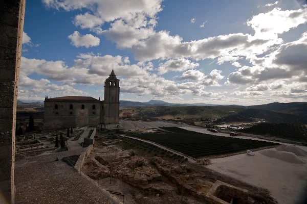 Urbanscape of La Mota Castle — Stock Photo, Image