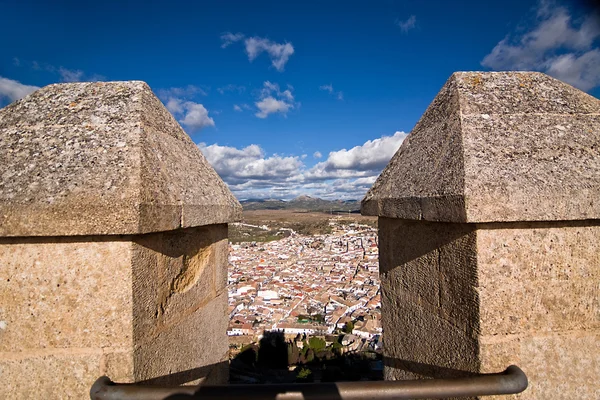 Battlements, Castillo de La Mota — Foto de Stock