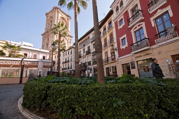 Romanillas náměstí, granada, Andalusie, Španělsko — Stock fotografie