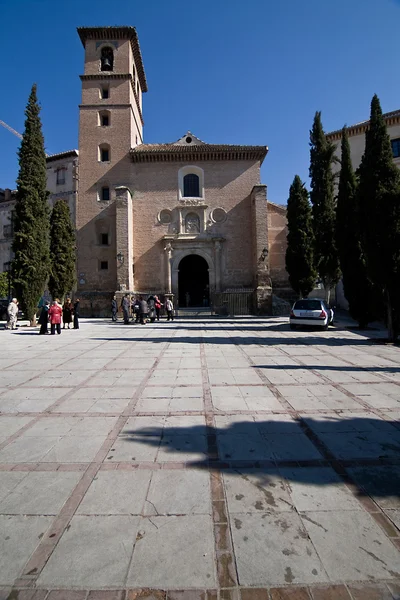 Church of San Ildefonso in sidewalk of San Ildefonso — Stock Photo, Image