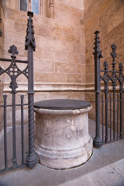 Bien à côté de la porte d'entrée de la chapelle royale — Photo