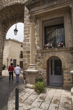 Gate ubeda veya çağrılan puerta de ubeda, baeza, jaen Eyaleti, bir