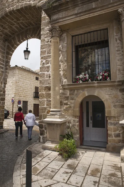 Gate of Ubeda or called Puerta de Ubeda, Baeza, Jaen province, A — Stock Photo, Image