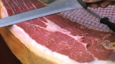 İspanyol jamon Iberico (serrano jambonu Dilimleme)
