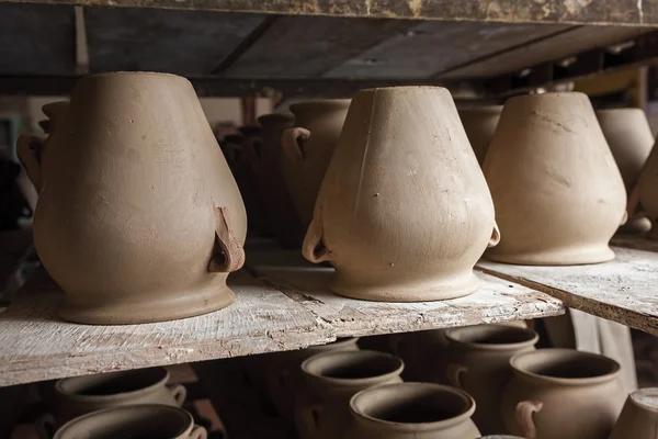 Clay pottery ceramics typical of Bailen — Stock Photo, Image