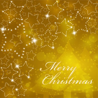 Altın Noel arkaplanı