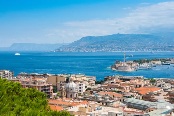 Zeestraat tussen Sicilië en Italië — Stockfoto