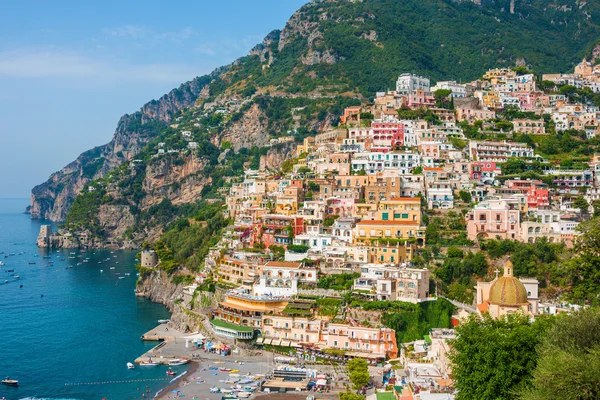 Positano staden — Stockfoto