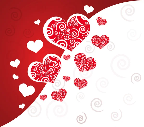 Vector valentine background — Stock Vector