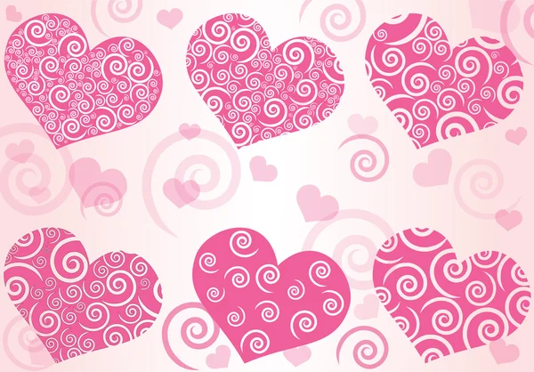 Vector valentine background — Stock Vector