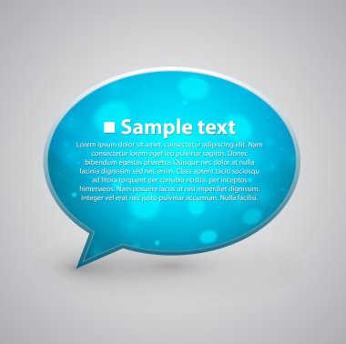 sohbet balonu vektör simgesi