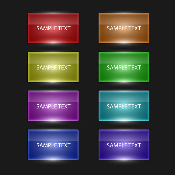 Стеклянные кнопки
