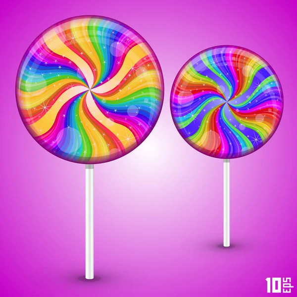 Vector candy. Lollipop — Stock Vector
