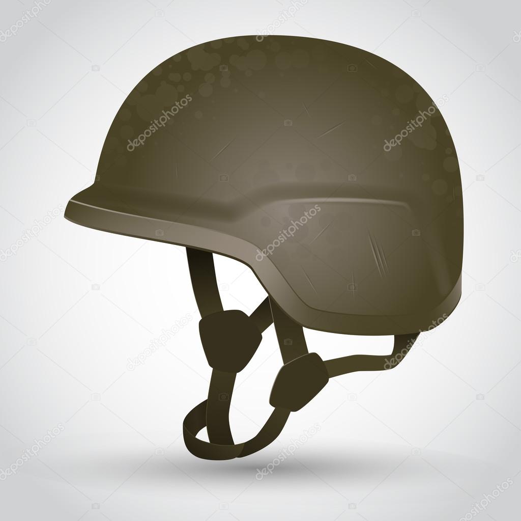 Vector army helmet illustration