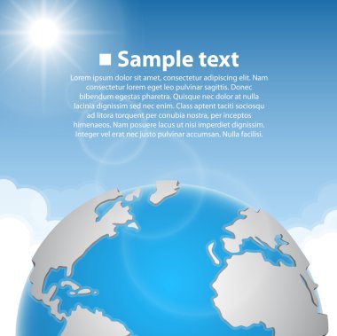 arka plan ile dünya