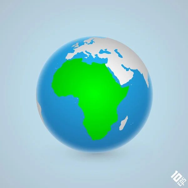 Continente África. Colección — Vector de stock