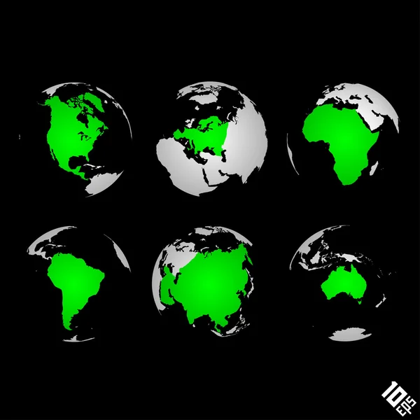 Wereld kaart vector achtergrond — Stockvector