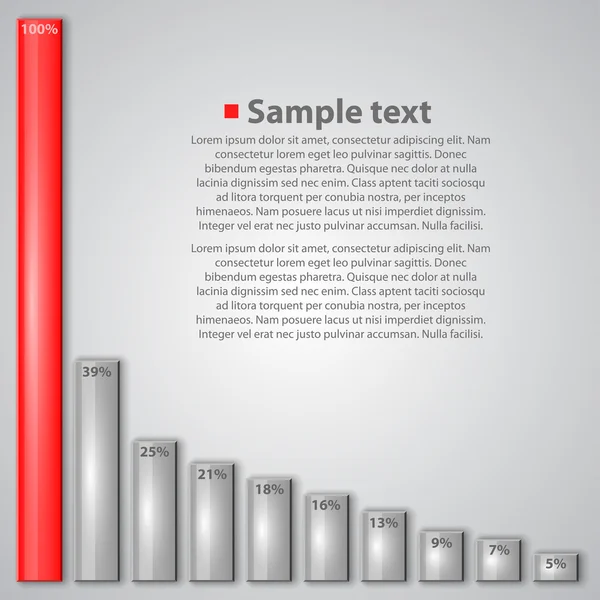 Gráfico vetorial fundo gráfico — Vetor de Stock