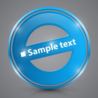 vektör kalite damgası mavi