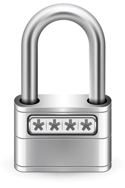 Padlock password icon — Stock Vector