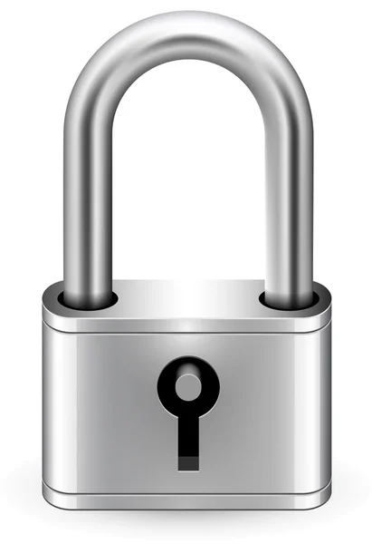 Padlock icon keyhole — Stock Vector