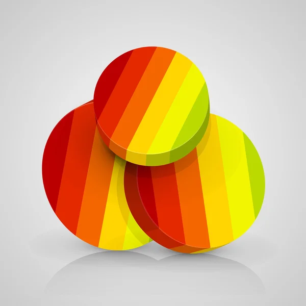 Tablet met een regenboog — Stockvector