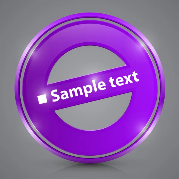 Vector quality stamp purple — Stock Vector