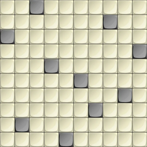 White tiles texture, seamless — Stock Vector