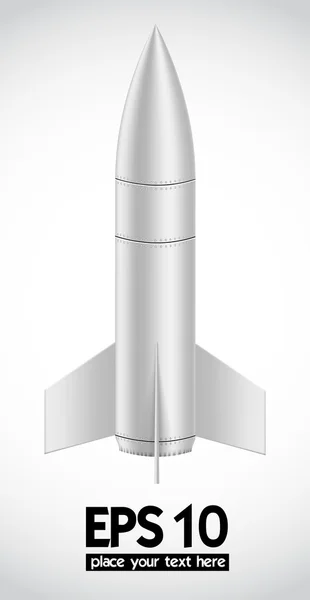Vector rocket background — Stock Vector