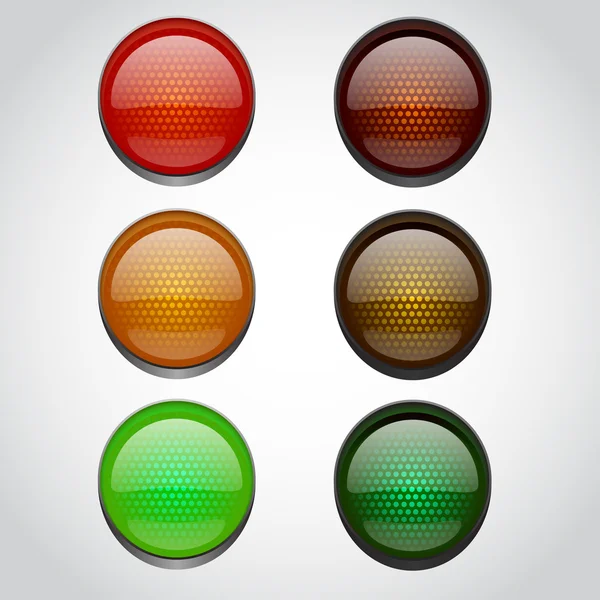 Traffic lights — Stock Vector