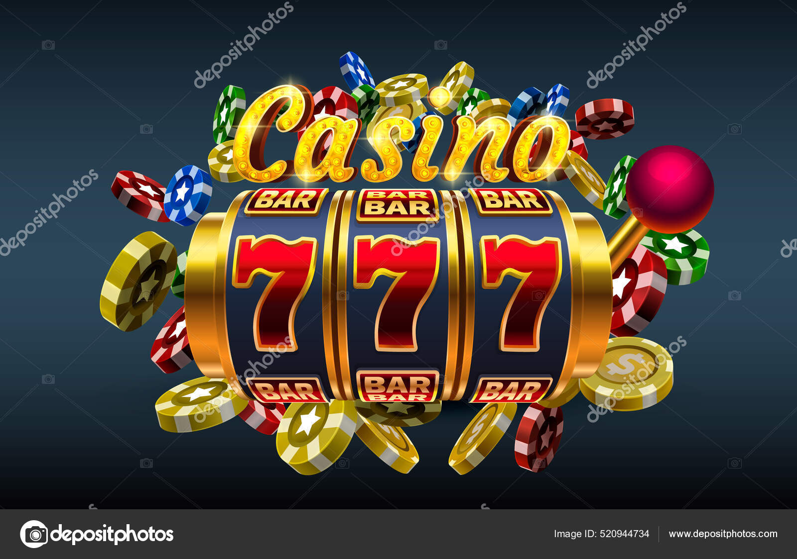 Máquina de dinheiro online de casino de pôquer jogar agora vetor