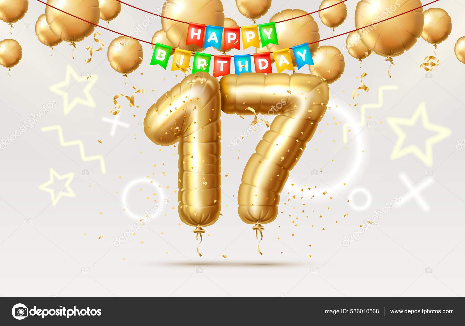 Feliz Cumpleaños 2 Años Aniversario De Los Globos De Cumpleaños De
