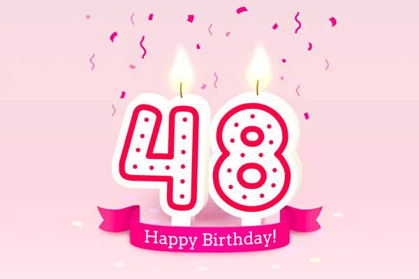 Ilustración de Feliz Cumpleaños Años 18 Aniversario Del Cumpleaños Vela En  Forma De Números Vector y más Vectores Libres de Derechos de Número 18 -  iStock