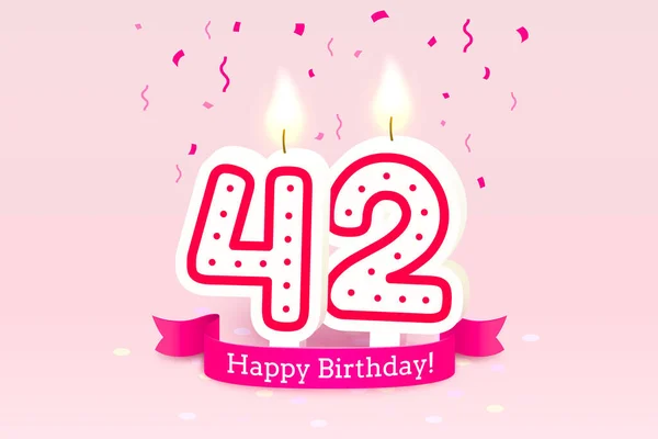 42 Anos De Aniversario Vector Art Stock Images ページ 2 Depositphotos