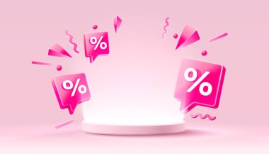 Sahne podyumu, sahne podyumu ödül sahnesi, dekor unsuru arka planı. Vektör