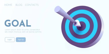 Gol atıyor. Hedefi vuruyorum. İş hedeflerinin başarısı.