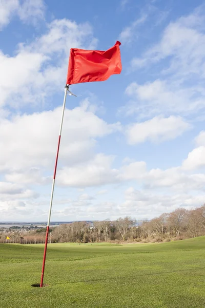 Bandeira de golfe — Fotografia de Stock