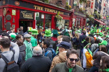 Dublin, İrlanda - 17 Mart: Dublin Aziz patrick günü geçit töreni