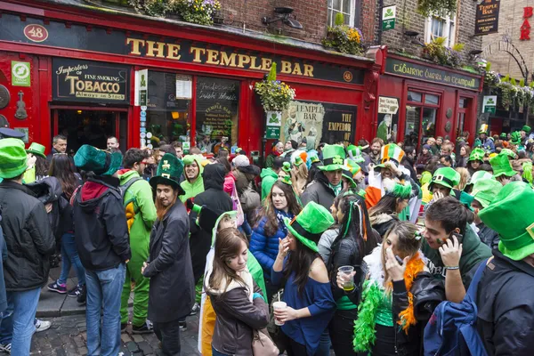 Přehlídka svatého Patrika v Dublinu — Stock fotografie