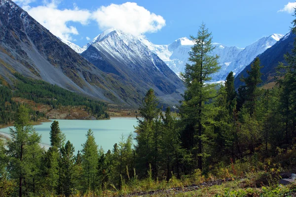 Altai. Lago Akkemskoe . — Fotografia de Stock