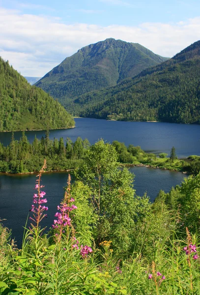 stock image Sable lakes. Khamar-Daban, southern Near-Baikal territory.