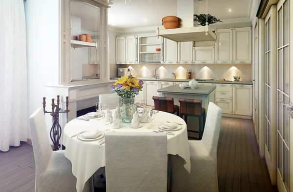 Provence cozinha interior — Fotografia de Stock