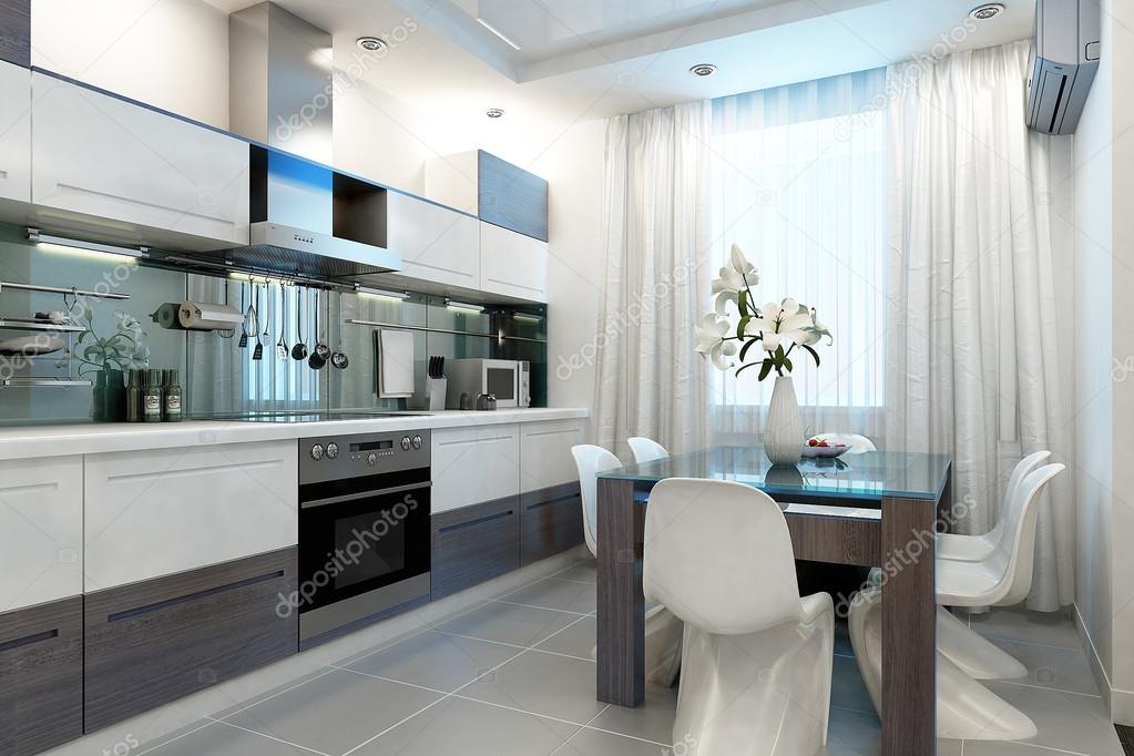 Modern kitchen interior