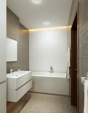 banyo modern tarzı