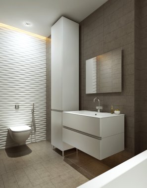 banyo modern tarzı