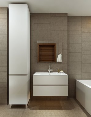banyo modern tarzı